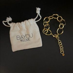 Bayou With Love Oval Chain Bracelet